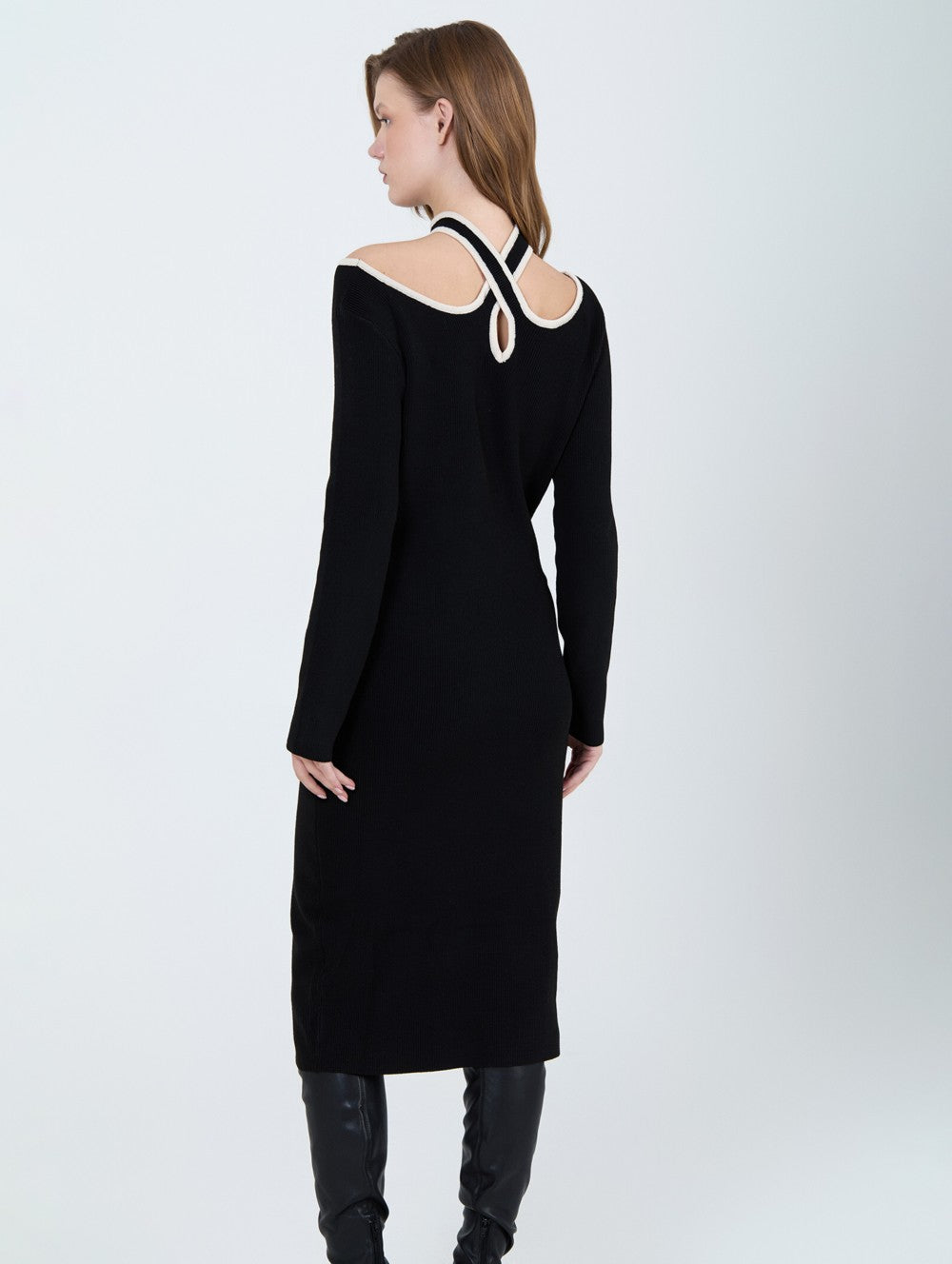 Vestido punto perlado