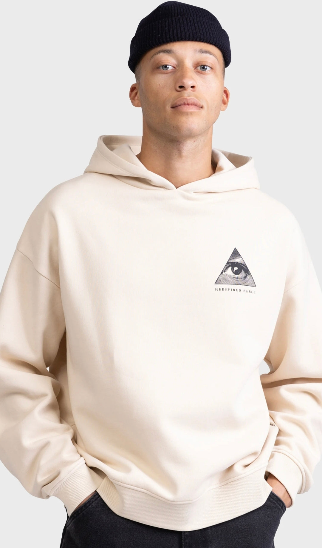 Sudadera blanca ojo