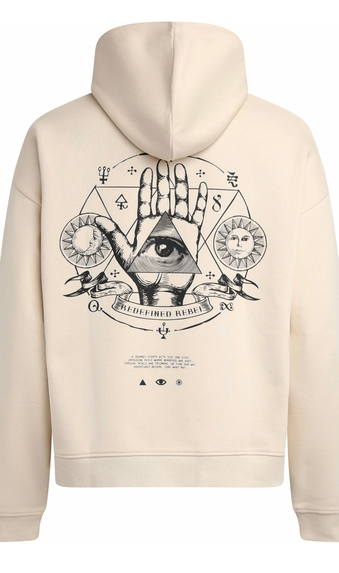 Sudadera blanca ojo