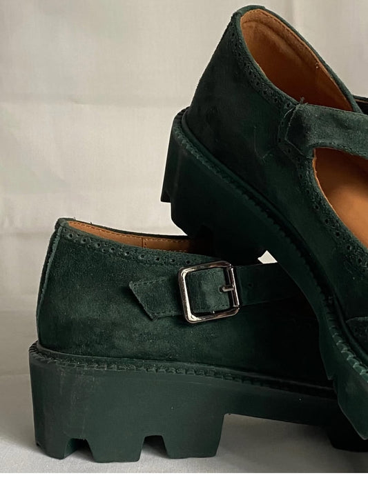 Mary Jane serraje verde