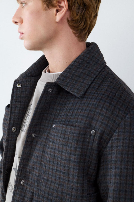 Chaqueta paño cuadros