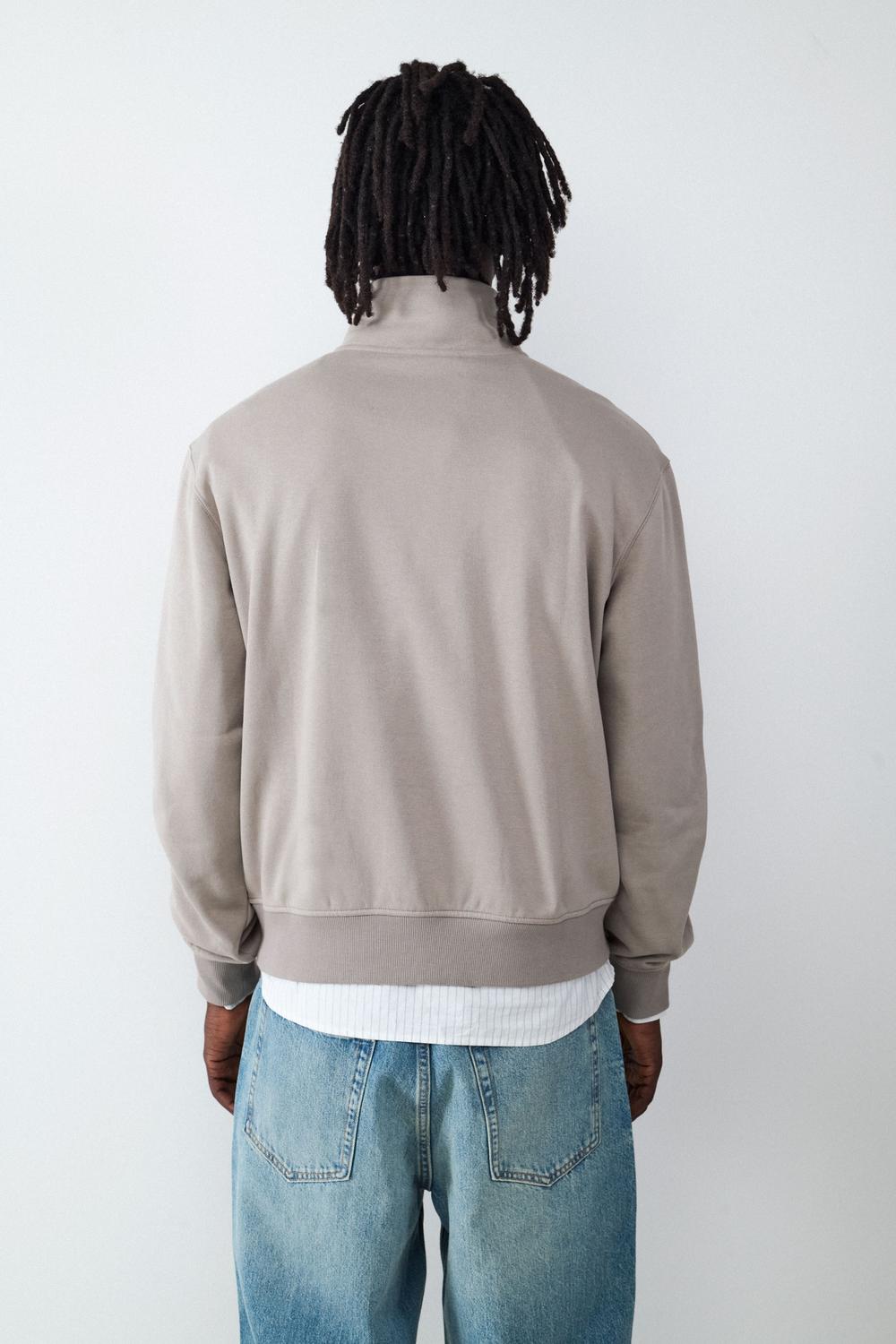 Sudadera cremallera topo