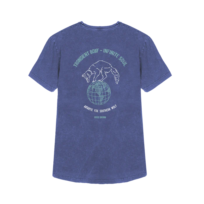 Malvinas tee denim blue premium