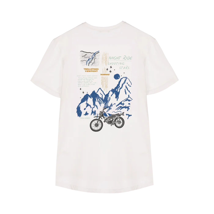 Norway tee white