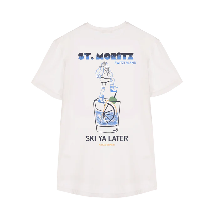 St. Mortiz tee White