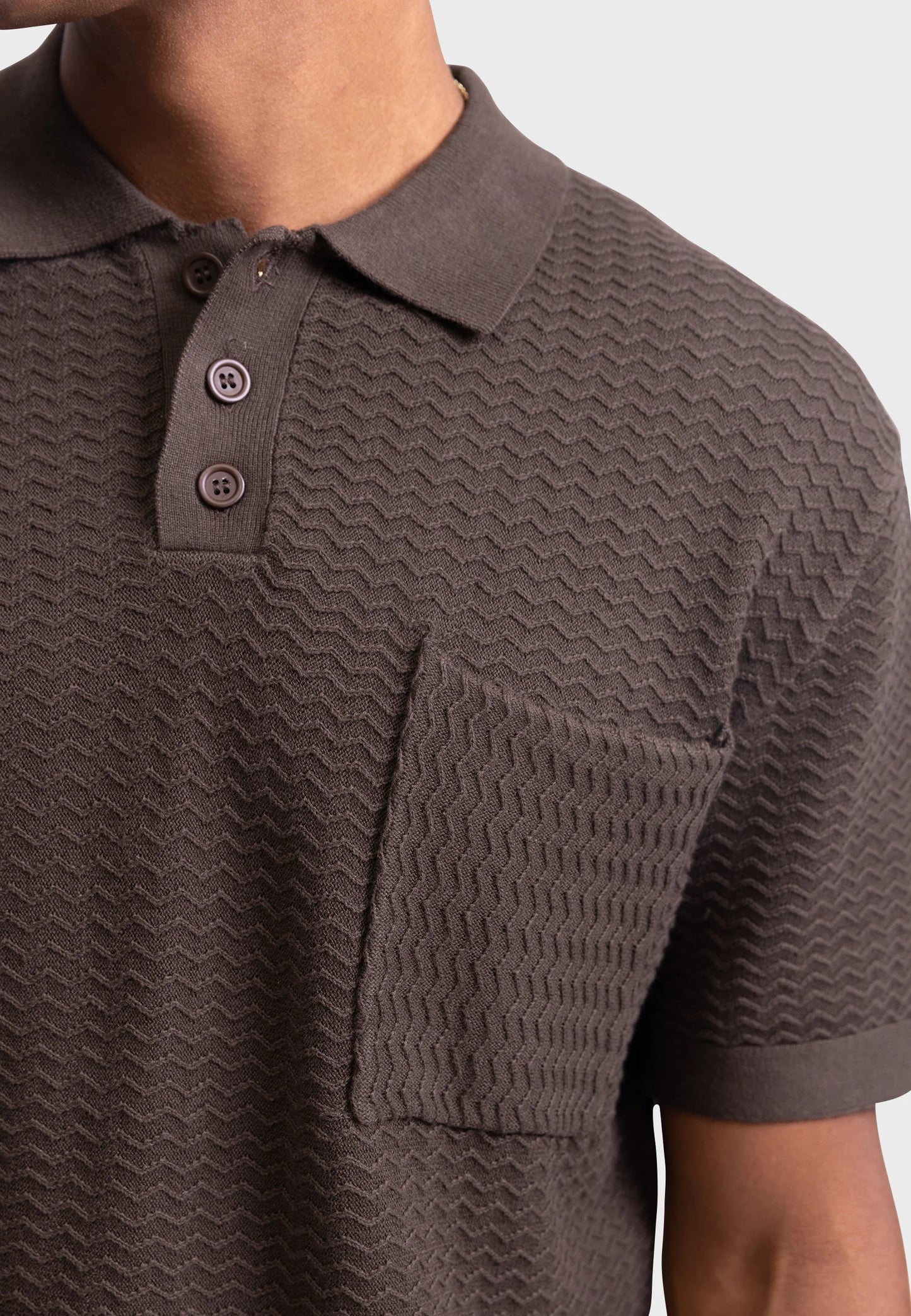 FERNANDO BOXY FIT - Polo - turkish coffeeo