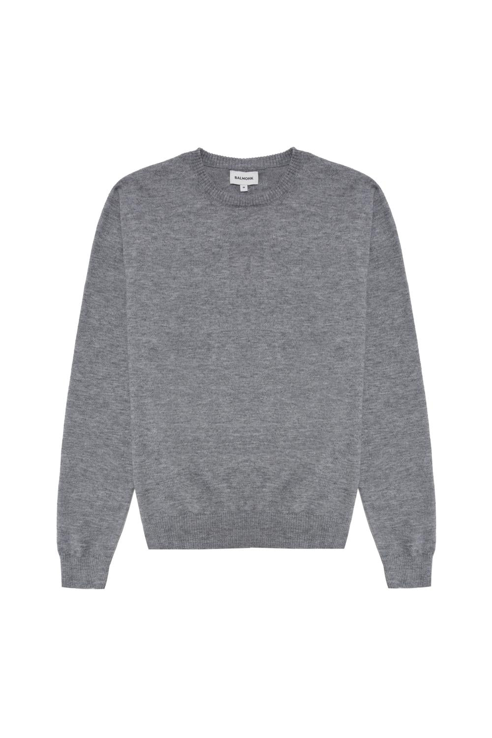 Jersey punto fino gris