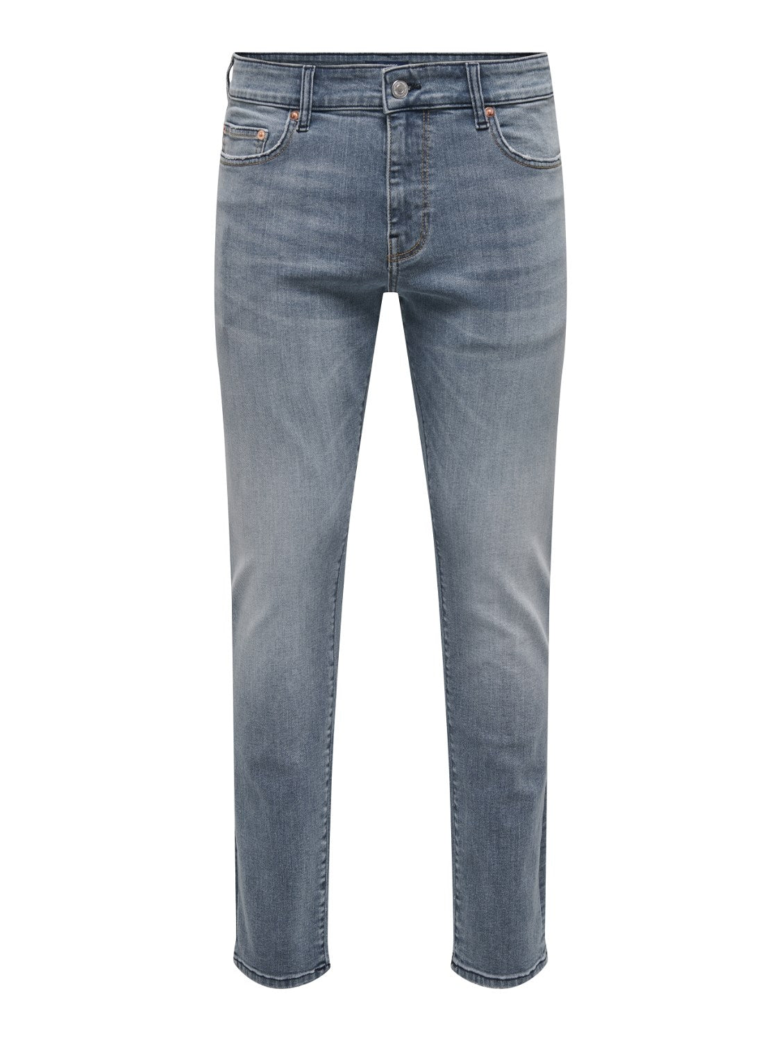 jeans azul grisaceo slim