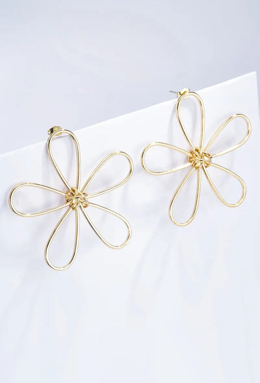 Pendiente Flor grande